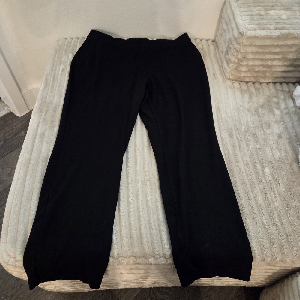 Allison Daley women's black slim leg pants size (12) Stretchy